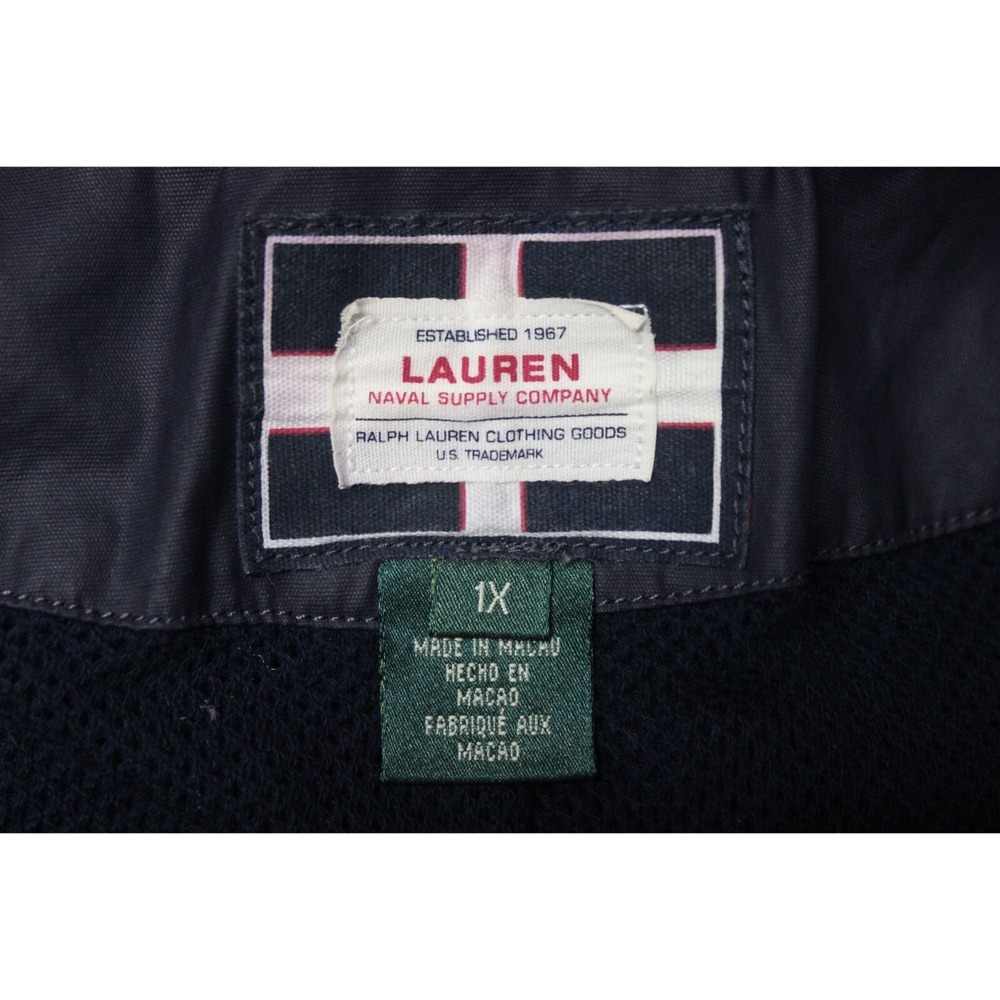 Ralph Lauren Naval Supply Co Chore Coat Women's Size 1X Wax Cotton Utility - Picture 6 of 16